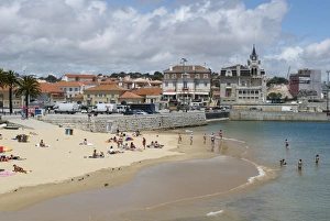 Portugal Beaches Drucke: Beach and Harbour