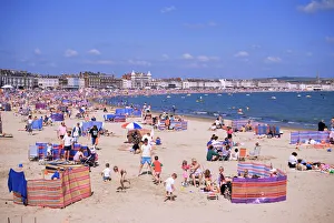 Die Küste von Weymouth in Dorset im Vereinigten Königreich in Europa