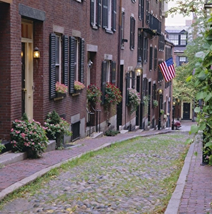 Boston Landmarks Drucke: Beacon Hill