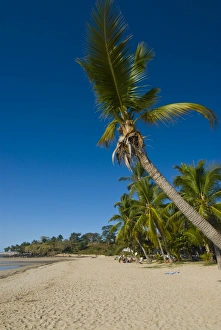 Blue Sky Photography Africa Drucke: The beautiful beach of Andilana, Nosy Be, Madagascar, Indian Ocean, Africa