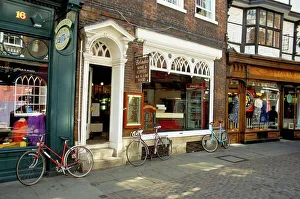 Cambridge Drucke: Belinda's in der StadtCambridge im LandCambridgeshire in Großbritannien und Europa