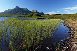 Highland Scenery Images Drucke: Ben Loyal, Sutherland, Highlands, Scotland, United Kingdom, Europe