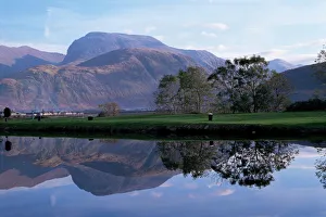 Drucke von Ben Nevis aus Corpach in der Highlands Region Schottland Vereinigtes Königreich Europa Hochland Drucke: Ben Nevis aus Corpach