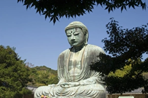 Kanagawa Prefecture Landmarks Drucke: The Big Buddha statue
