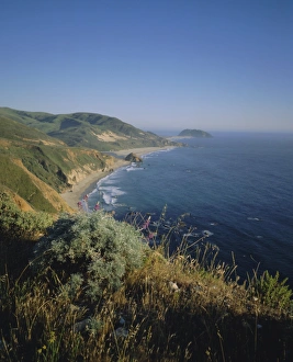 Tranquil Beach Scenes Drucke: Big Sur Coast