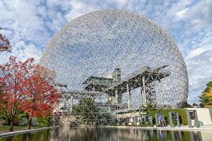 Das Umweltmuseum der Biosphäre auf der Insel Sainte-Hélène in Montréal, Québec, Kanada