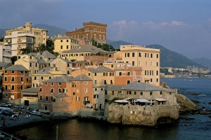Italian Seaside Towns Drucke: Boccadasse quarter