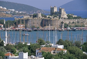 Turkish Landmarks Drucke: Bodrum and Bodrum Castle