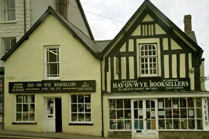 Herefordshire Drucke: Buchhandlungen in Hay-on-Wye im Vereinigten Königreich von England