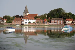 West Sussex Drucke: Hafen Bosham am Rande von Chichester in Südwestengland im Vereinigten Königreich der Europäischen Union