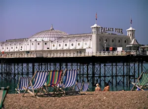 Brighton Pier (Palace Pier), Brighton, East Sussex, England, Vereinigtes Königreich, Europa