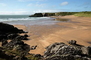 Breitensee Strand nahe Stackschule im Nationalpark Wales Küstenregion Pembrokinshire