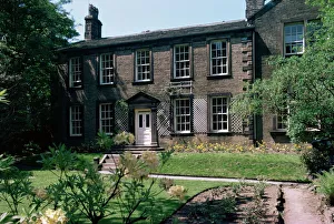 UK Heritage Sites Drucke: Bronte vicarage (parsonage), Haworth, Yorkshire, England, United Kingdom, Europe