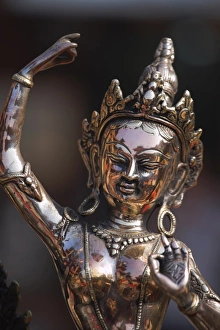 Nepalese Cultural Heritage Sites Drucke: Bronze statue