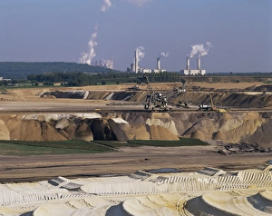 Brown Coal Mining Germany Drucke: Brown coal mining