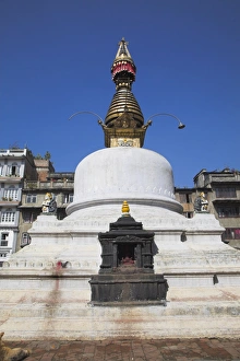 Buddhist Stupa In Nepal Drucke: Buddhist Stupa