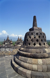 Borobudur Temple Indonesia Drucke: Buddhist Temple, Borobudur, Java, Indonesia
