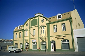 Luderitz Namibia Drucke: Building, Luderitz