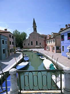 Veneto Region Europe Drucke: Burano, Venice