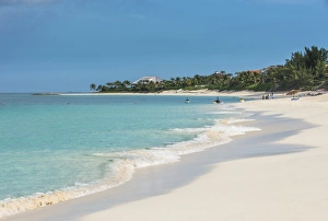 Kohlbeach auf dem Paradiesinsel in der Stadt Nassau im Bundesstaat Neuprovinz in den Bahamas