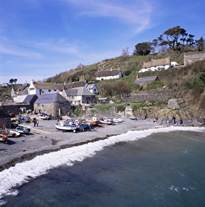 South West England Tourism Drucke: Cadgwith, The Lizard, Cornwall, England, United Kingdom, Europe