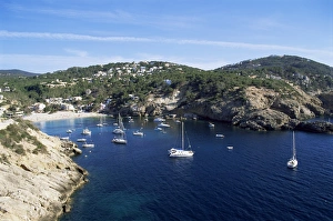 Balearic Island Landscape Drucke: Cala Vedella