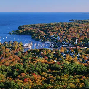 Drucke von Kamerun-Hafen , Kamerun-Berge Nationalpark , Maine , Nordost-USA , Amerika-Nordwest Camden Drucke: Kanada-Hafen