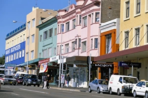 Campbell Parade, die Küstenstraße von Bondi, der modische östliche Vorort, Sydney.