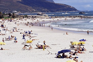 Cape Town Beaches Drucke: Camps Bay beach