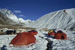 Himalayan Trekking Destination Drucke: Campsite at Dingboche