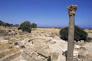 North Africa Ancient Ruins Drucke: Capitals, thermal bath