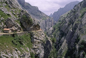 Limestone Rock Formations Europe Drucke: The Cares Gorge