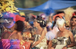 West Indies Travel Photography Drucke: Carnival procession