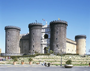 Southern Europe Historical Sites Drucke: Castel Nouvo