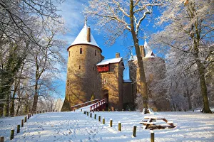 Castell Coch in Tongwynlais bei Cardiff im Südwallenien in Wales im Vereinigten Königreich Europa