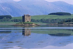 UK Travel Destination Drucke: Castle Stalker