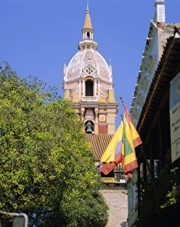 Drucke von Die Kathedrale in Cartagena, Kolumbien Kolumbien Drucke: Die Kathedrale, Kolumbien - Kartagen