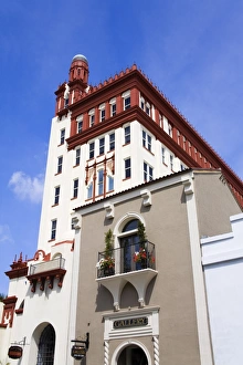 Florida Architecture Drucke: Cathedral Place, St. Augustine, Florida, United States of America, North America