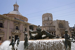 Mediterranean Architecture Europe Drucke: Cathedral, tower
