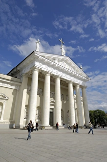 Baltic States Tourism Drucke: Cathedral, Vilnius