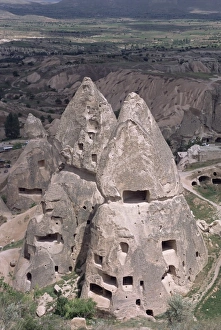 Anatolia Landscape Photography Drucke: Cave dwellings