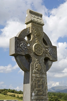 Celtic Cross Ireland Drucke: Celtic style cross