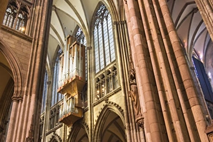Cologne Cathedral Germany Drucke: Central Nave, Cologne Cathedral