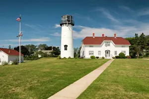 Die Chatham-Lichtstätte auf der Kap-Cod-Insel im Bundesstaat Massachusetts in Neuengland (USA), Nordamerika