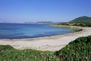 Beaches In Europe Drucke: Chia beach