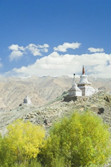 Ladakh Himalayas India Drucke: Chorten, Indus Valley