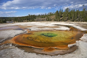 Upper Geyser Basin Drucke: Chromatic Pool, Upper Geyser Basin