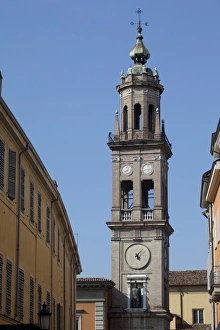 Emilia Romagna Tourist Attractions Drucke: Church Belltower, Parma, Emilia Romagna, Italy, Europe
