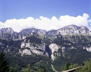 Central European Geology Drucke: The Churfirsten Range