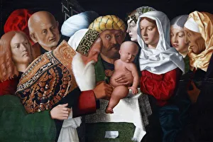 French Baroque Paintings Drucke: The Circumcision by Bartolomeo Veneto, painted 1506, Pais, France, Europe